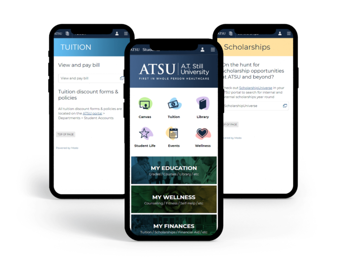 ATSU Go mobile app screenshots